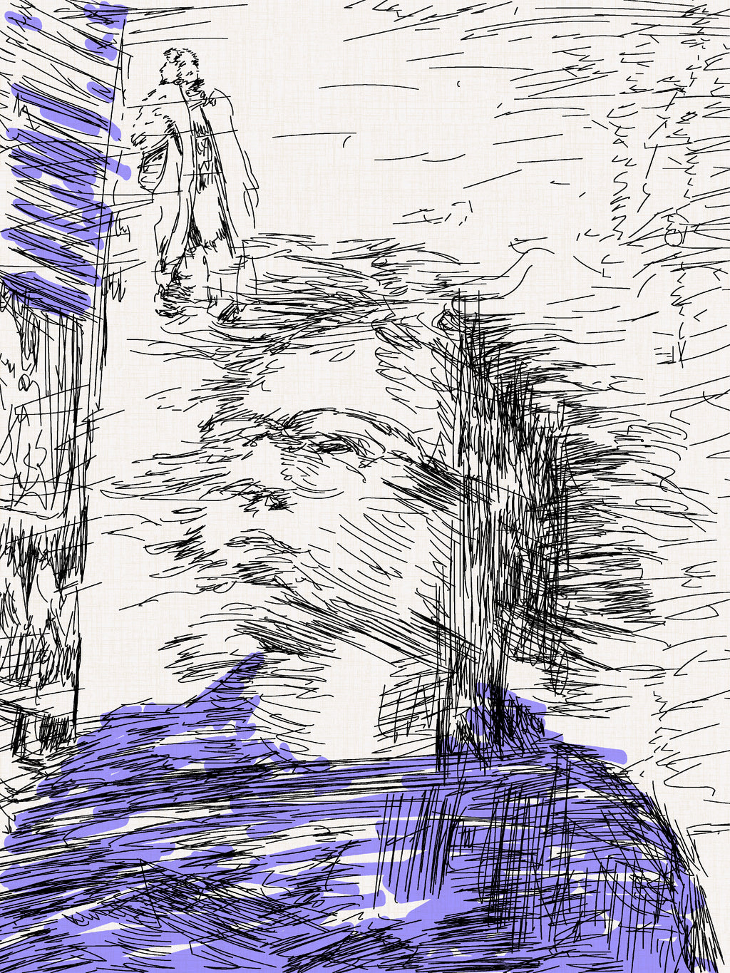 Face in Purple