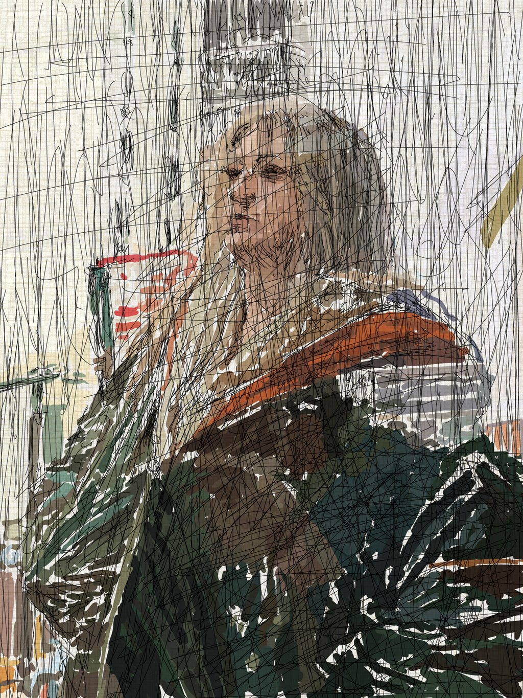 Girl Standing Hoodie