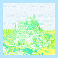 The Tower of Babel NYC Blue Scarf